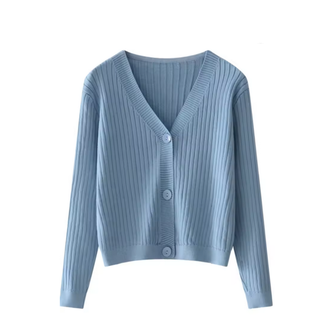 Women's V-neck Cardigan