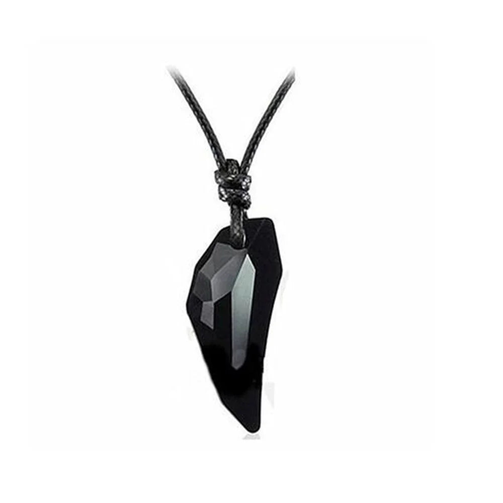 Men's Wolf Teeth Crystal Necklace