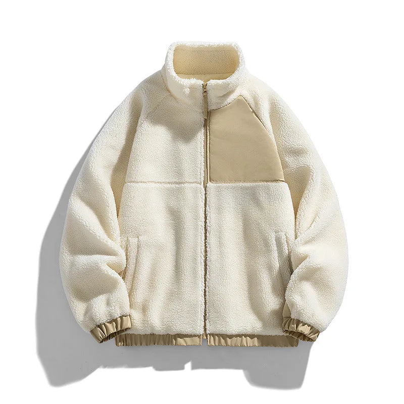 Men's Wool Fleece Jacket Relaxed Fit