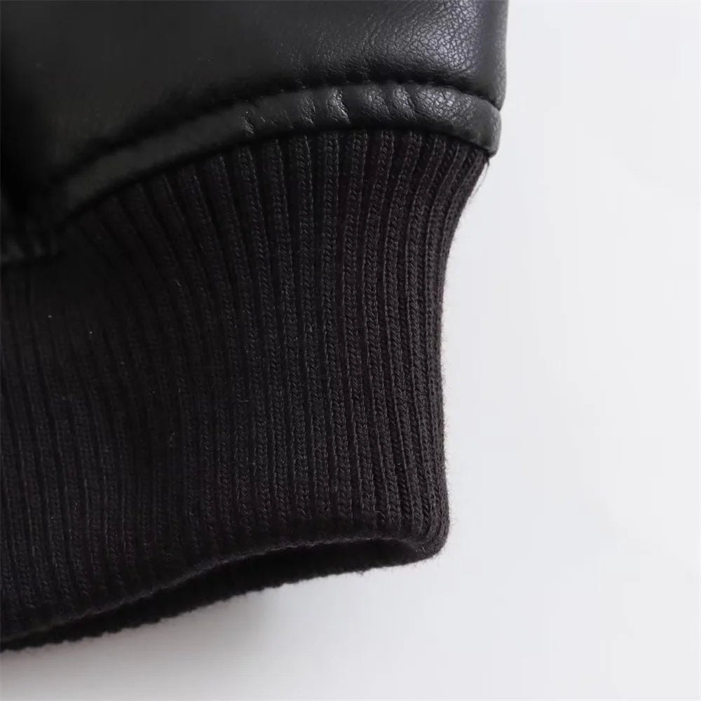 Women's Retro Leather Jacket