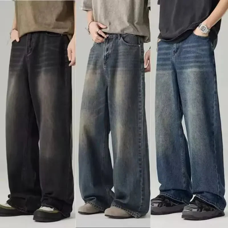 Men's Retro Baggy Jeans Loose Fit