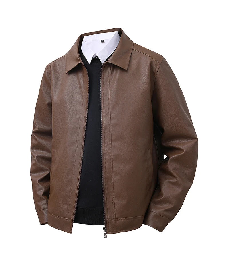 Men's Bomber Leather Jacket