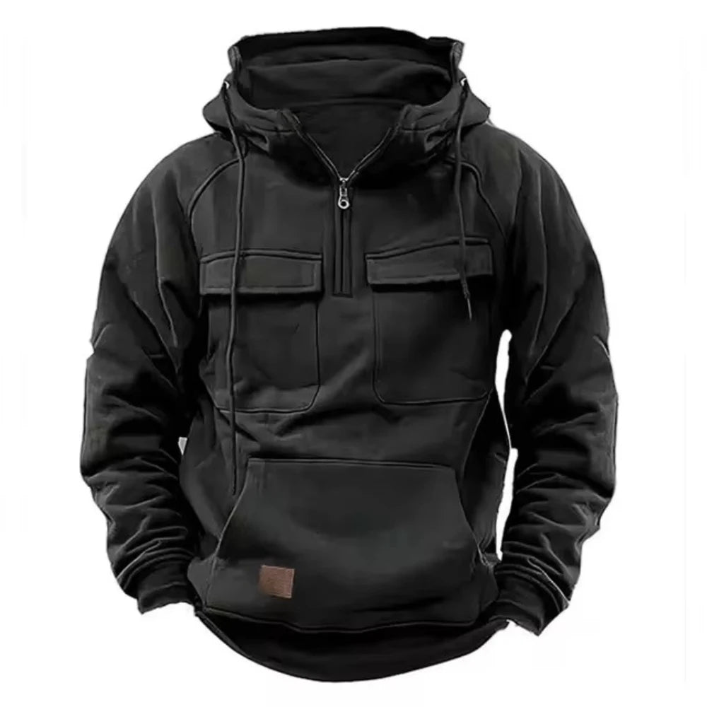 Men's Military Style Fleece Jacket