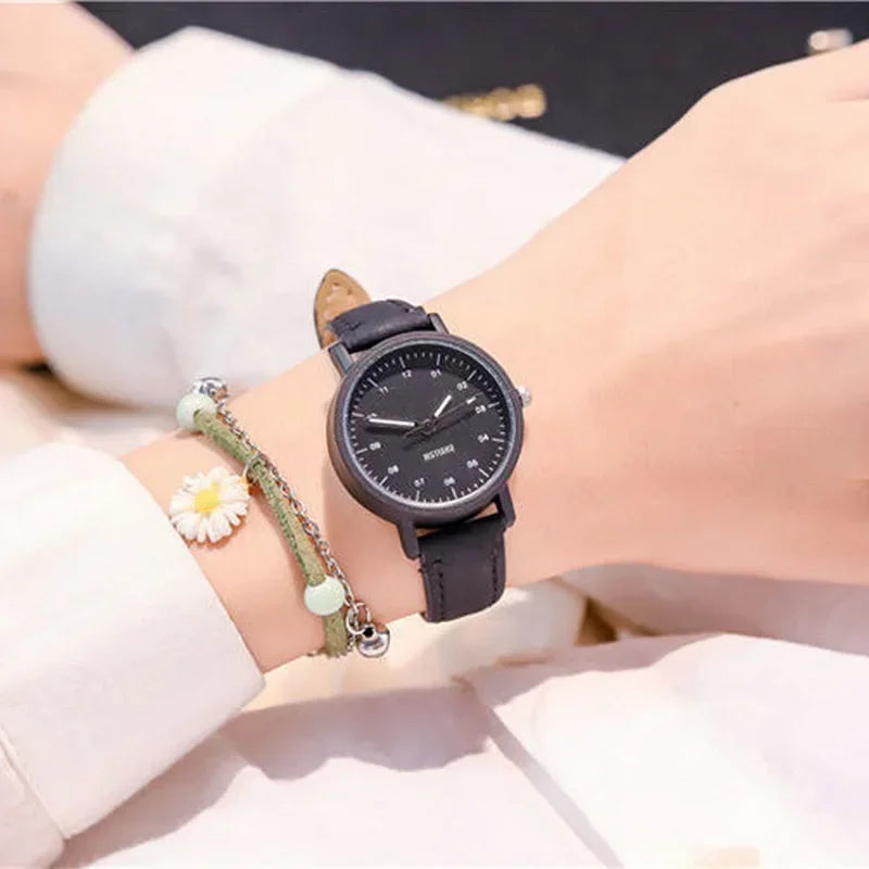 Women's Minimalist Suede Watch