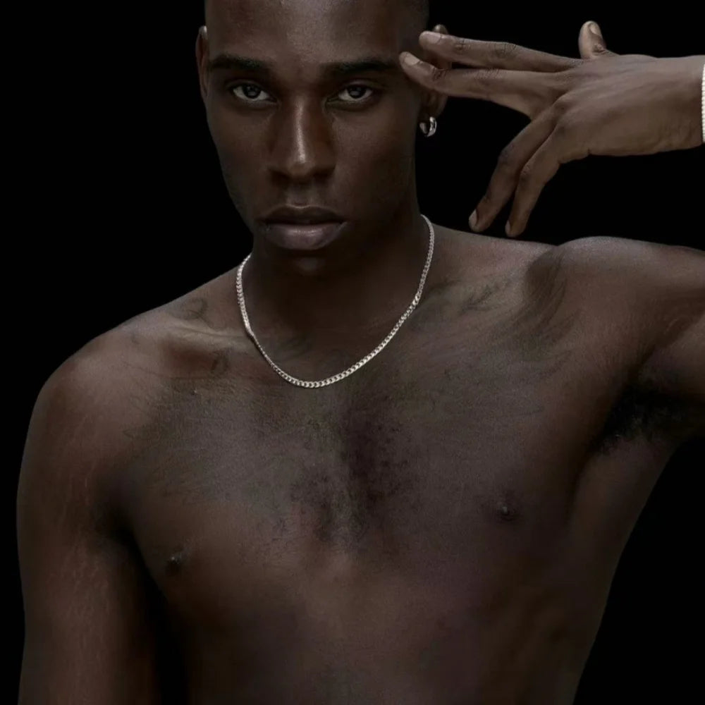 Men's Minimalist Stainless Steel Necklace