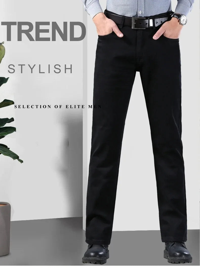 Men's Business Casual Formal Jeans