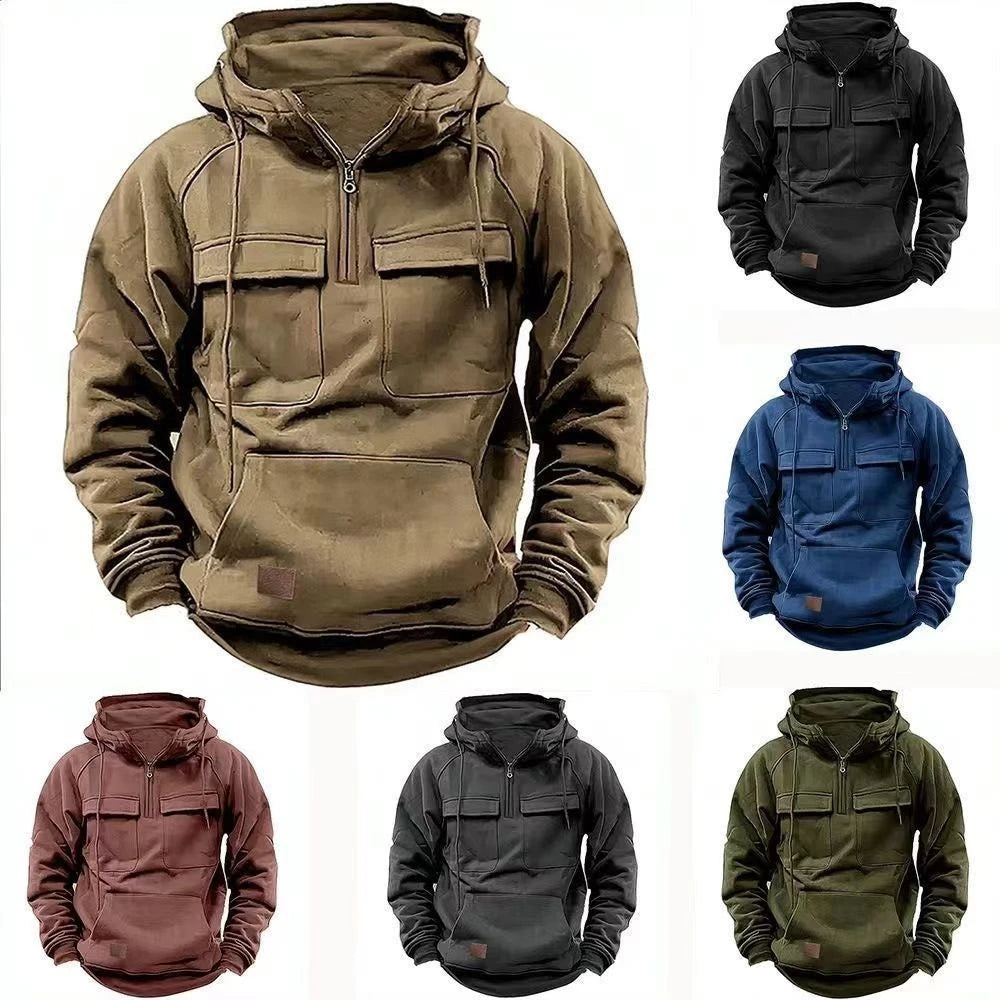 Men's Military Style Fleece Jacket