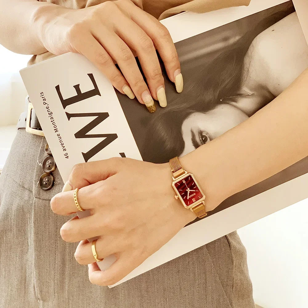 Women's Minimalist Stainless Steel Watch