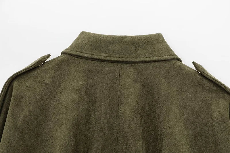 Women's Loose-Fitted Bomber Jacket