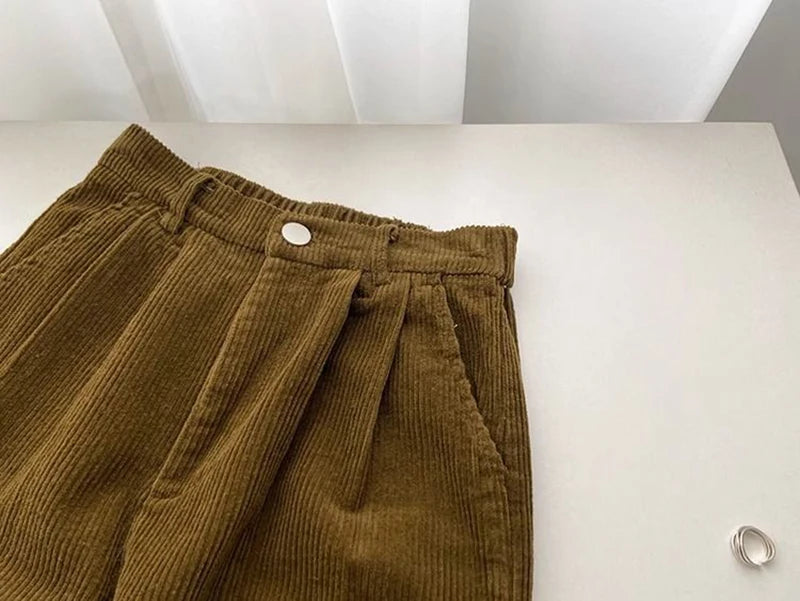 Women's Corduroy Straight Pants