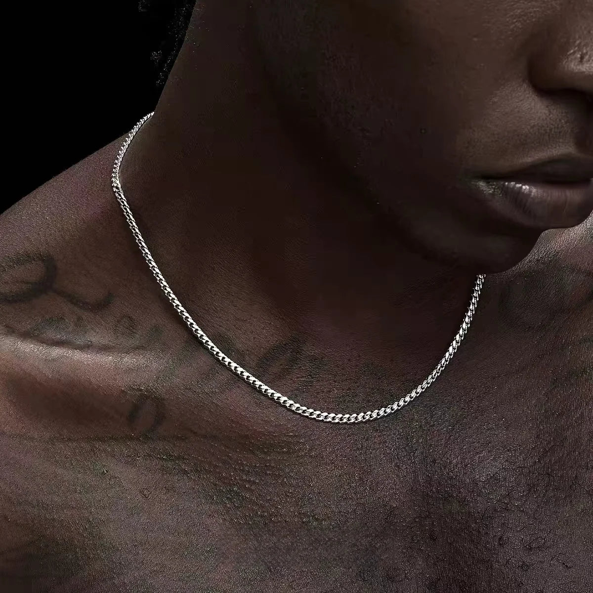 Men's Minimalist Stainless Steel Necklace