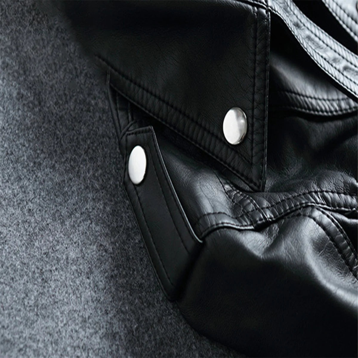 Women's Biker Leather Jacket
