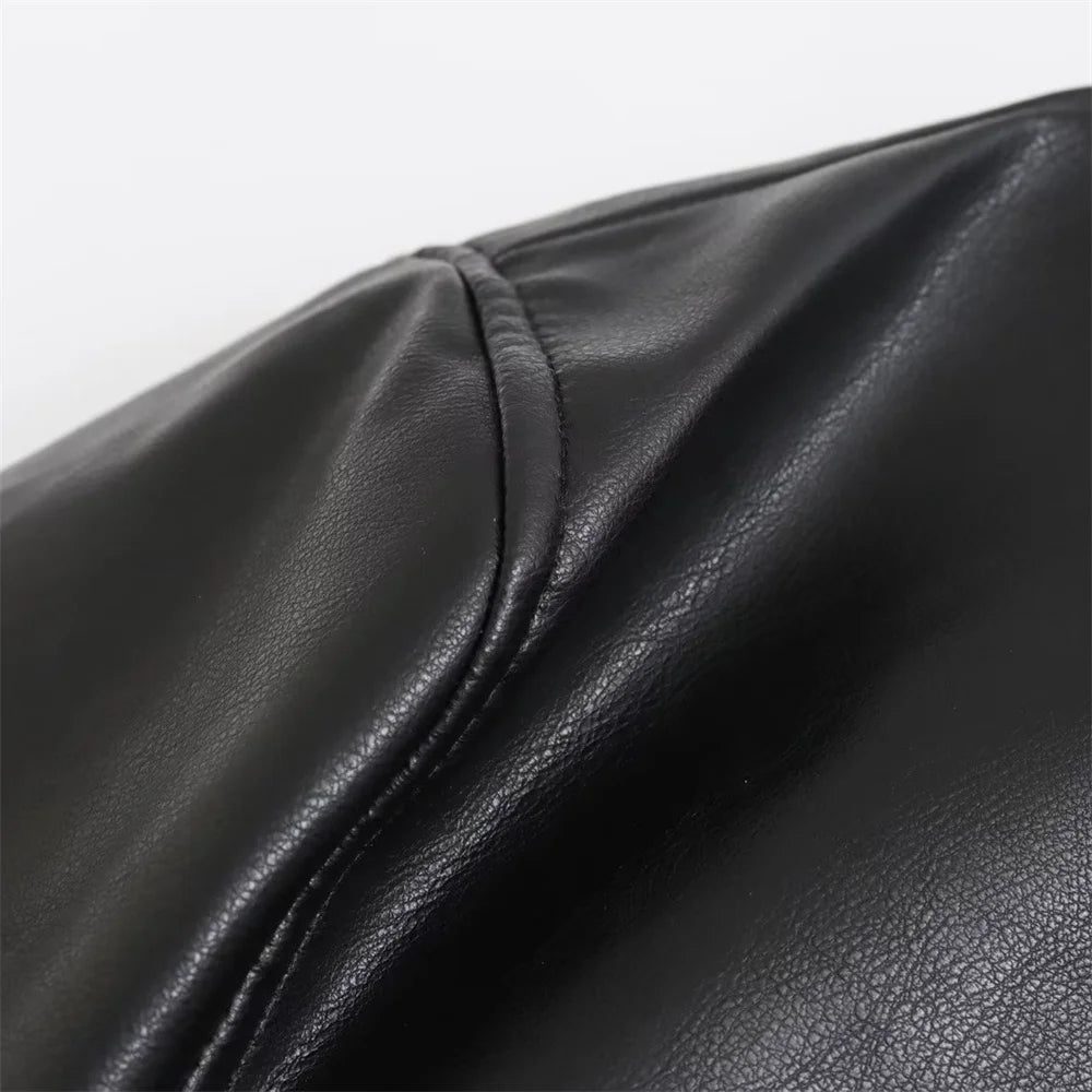 Women's Retro Leather Jacket