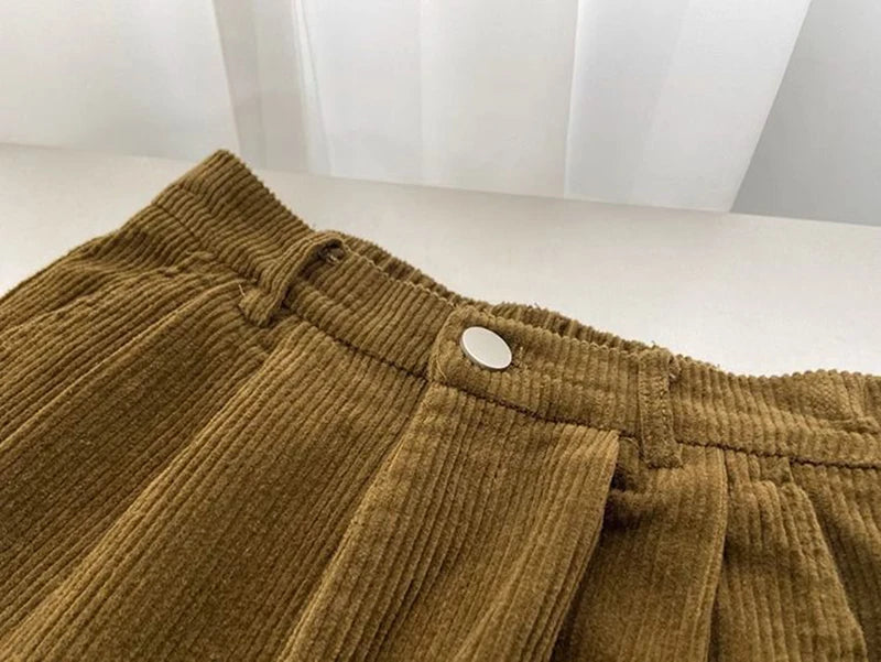 Women's Corduroy Straight Pants