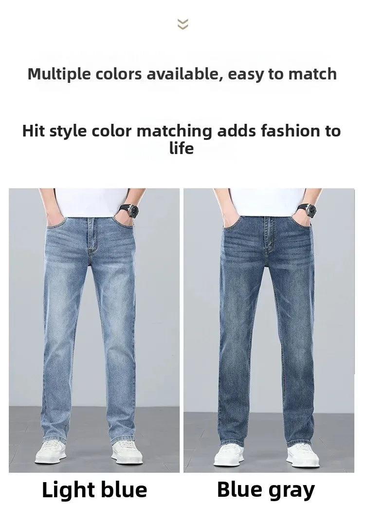 Men's Straight Denim Jeans