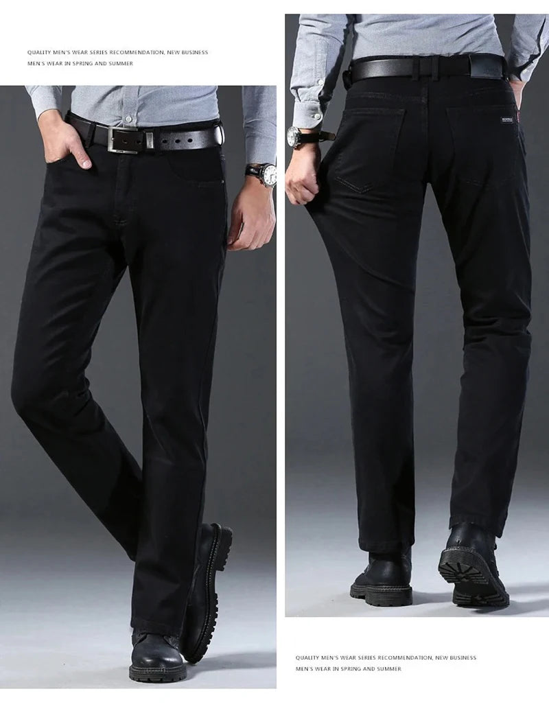 Men's Business Casual Formal Jeans