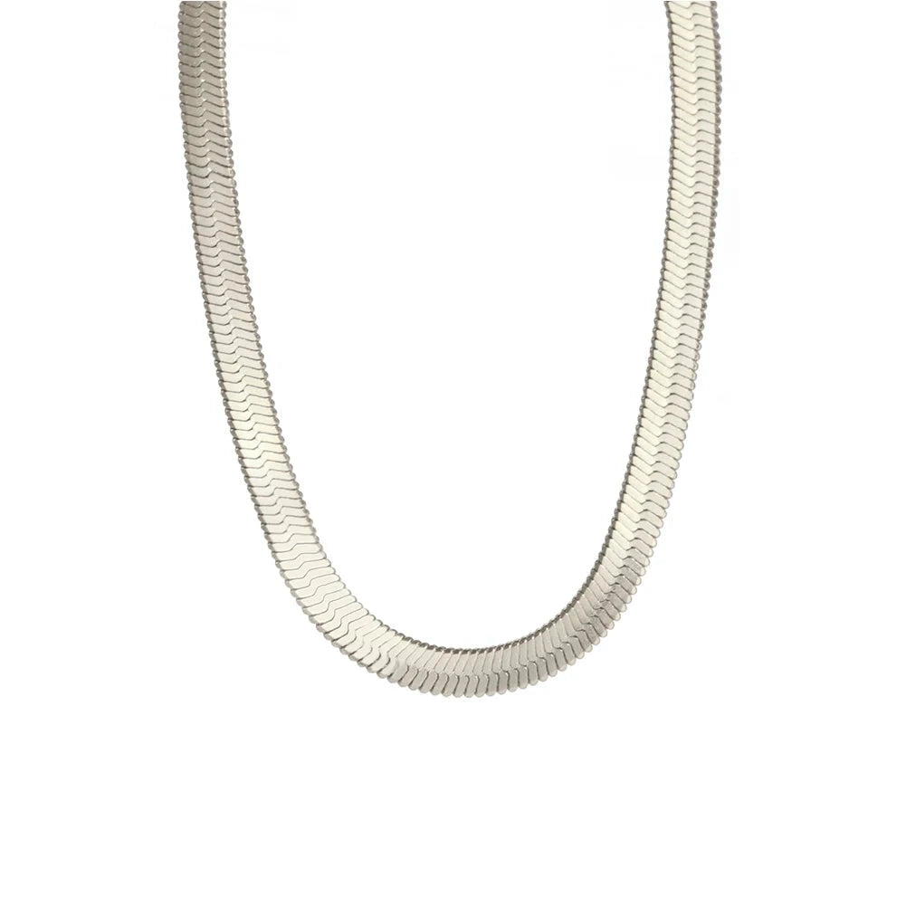 Men's Smooth Surface Stainless Steel Necklace
