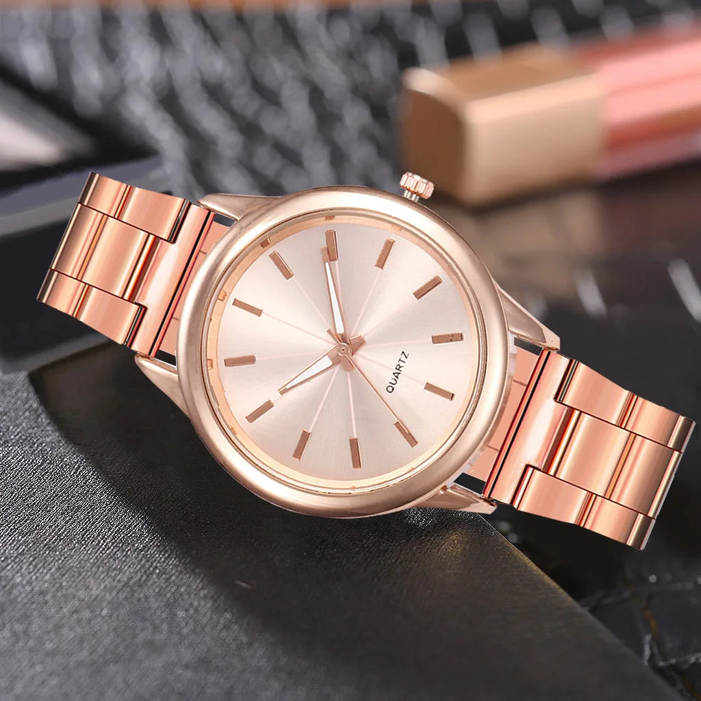 Women's Minimalist Stainless Steel Watch