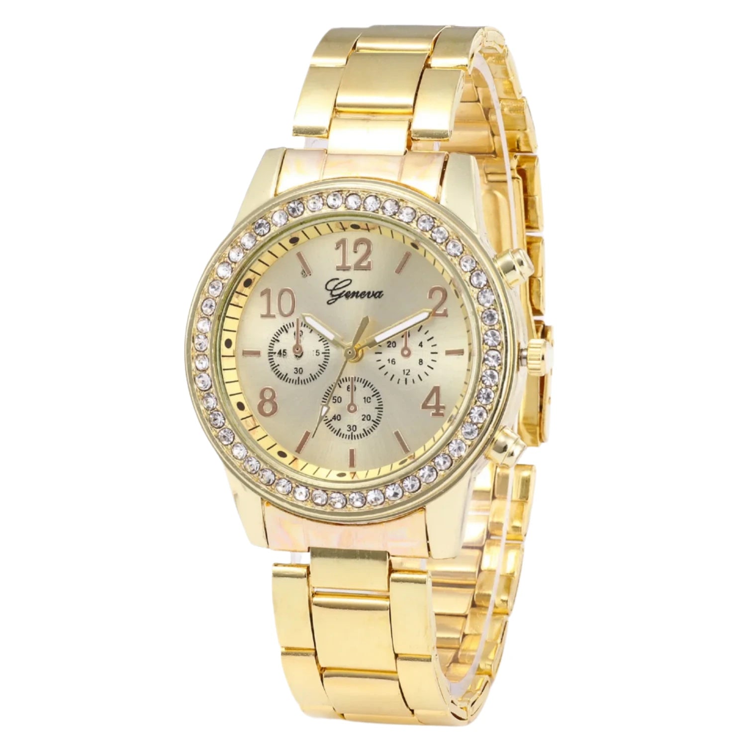 Women's Gold Metal Wrist Watch