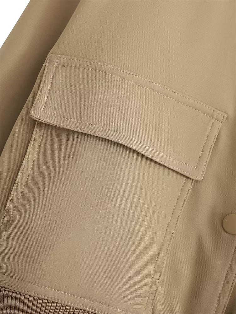 Women's V-Single Bomber Jacket