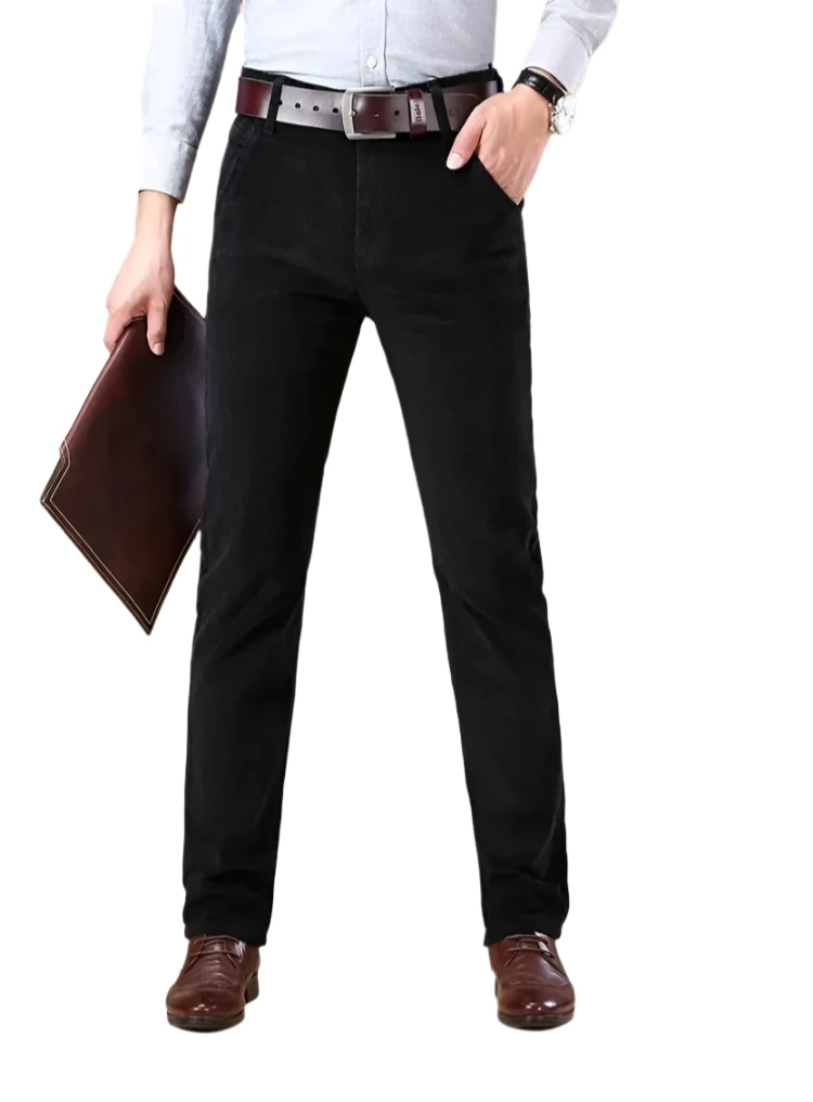 Men's Slim Fit Elastic Corduroy Pants
