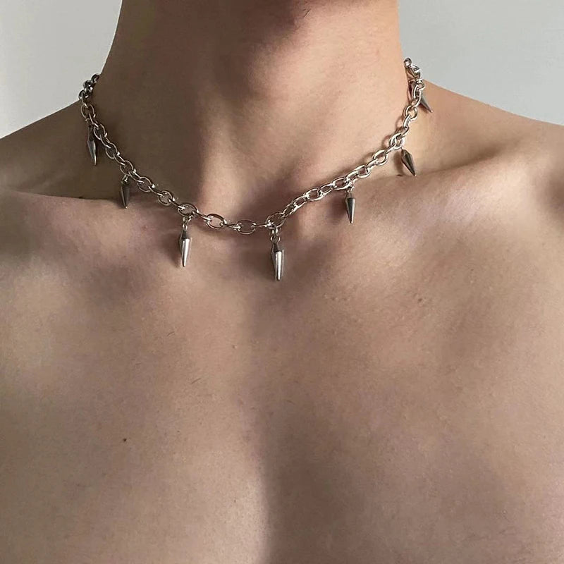 Men's Stainless Steel Punk Necklace