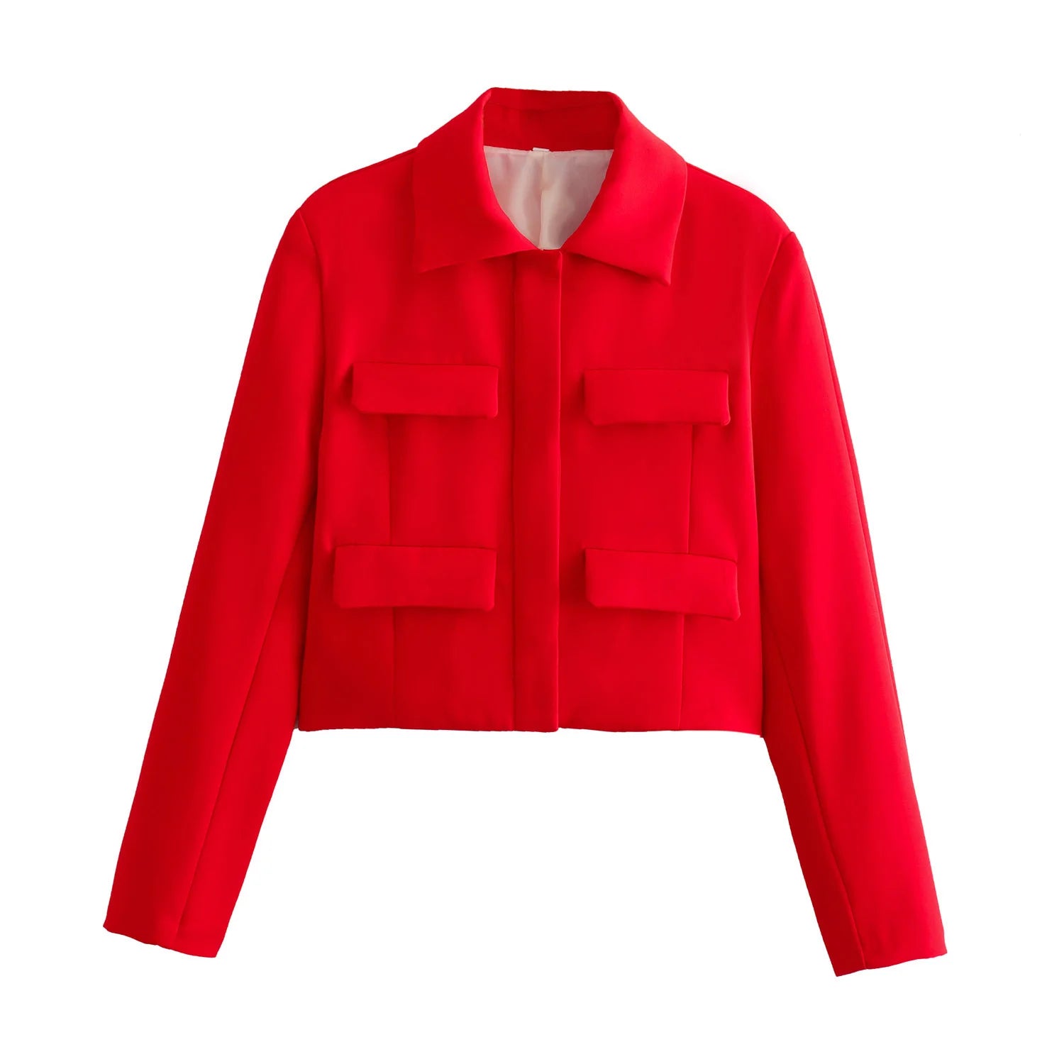 Women's Slim Cropped Spring Jacket