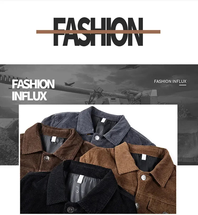 Men's Corduroy Outer Shirt Jacket