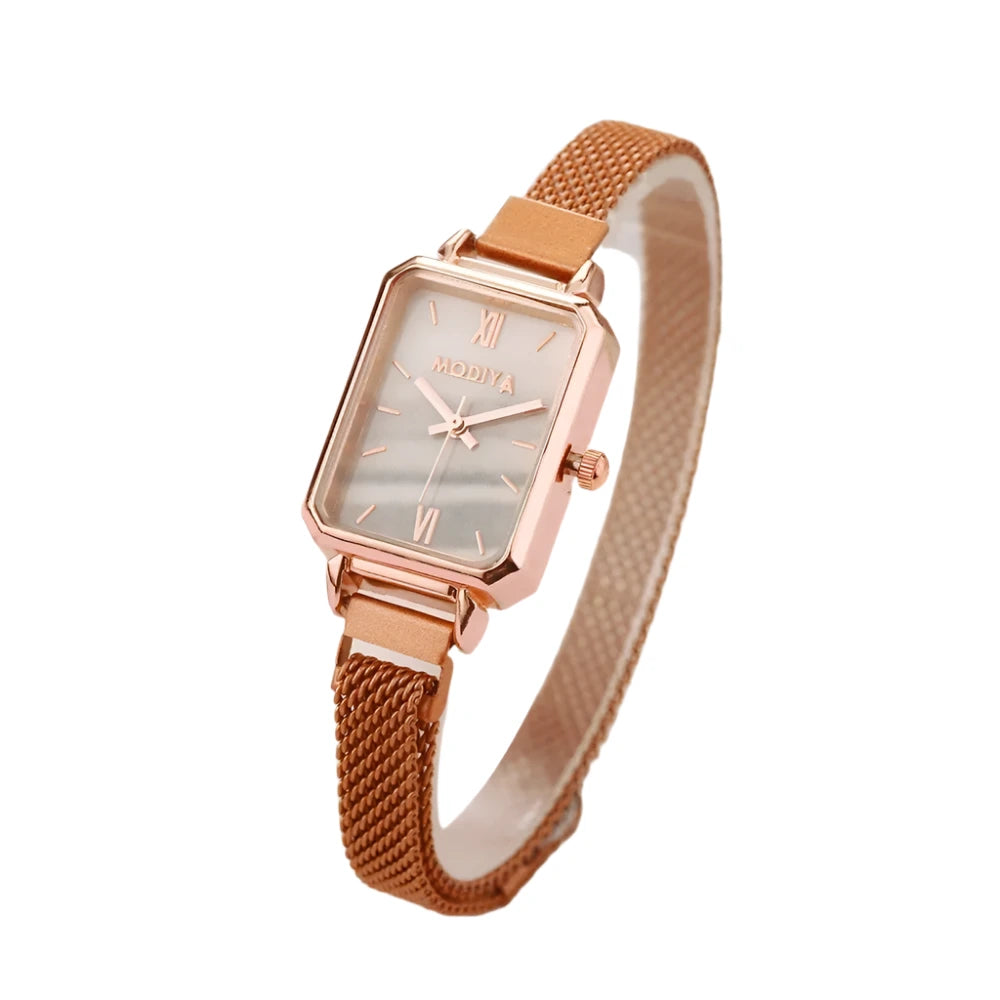 Women's Minimalist Stainless Steel Watch