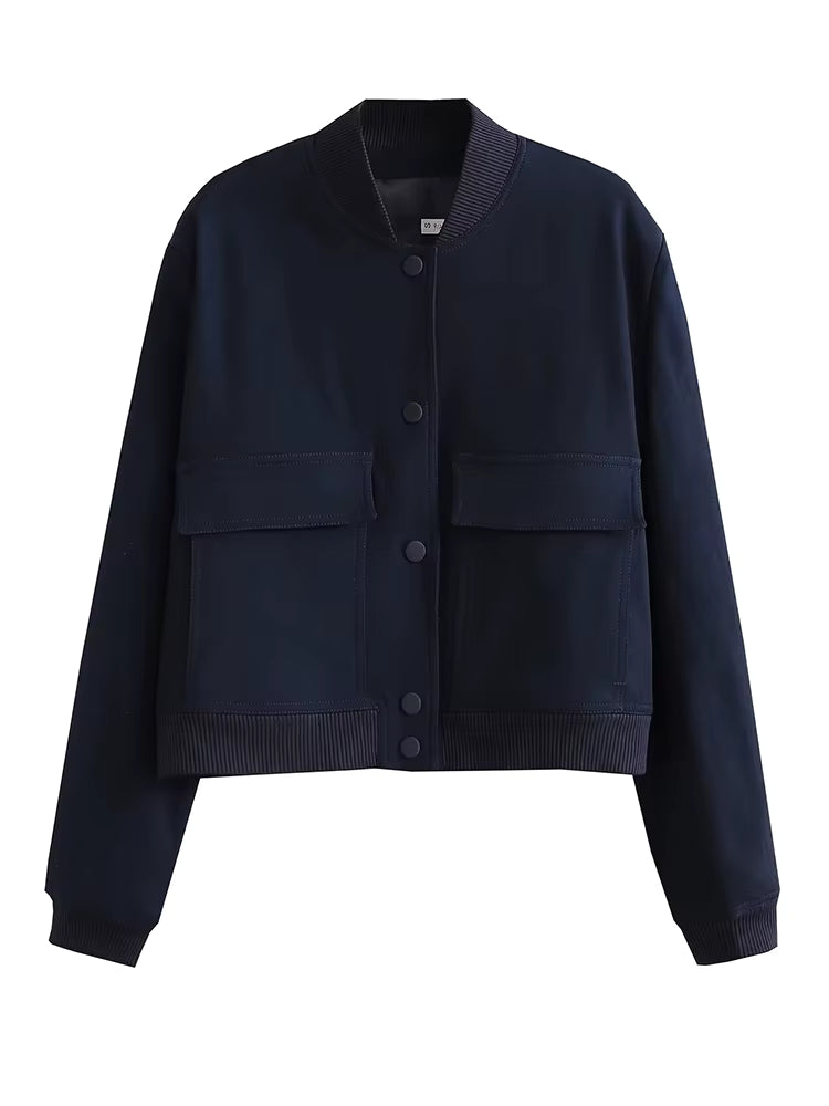 Women's V-Single Bomber Jacket
