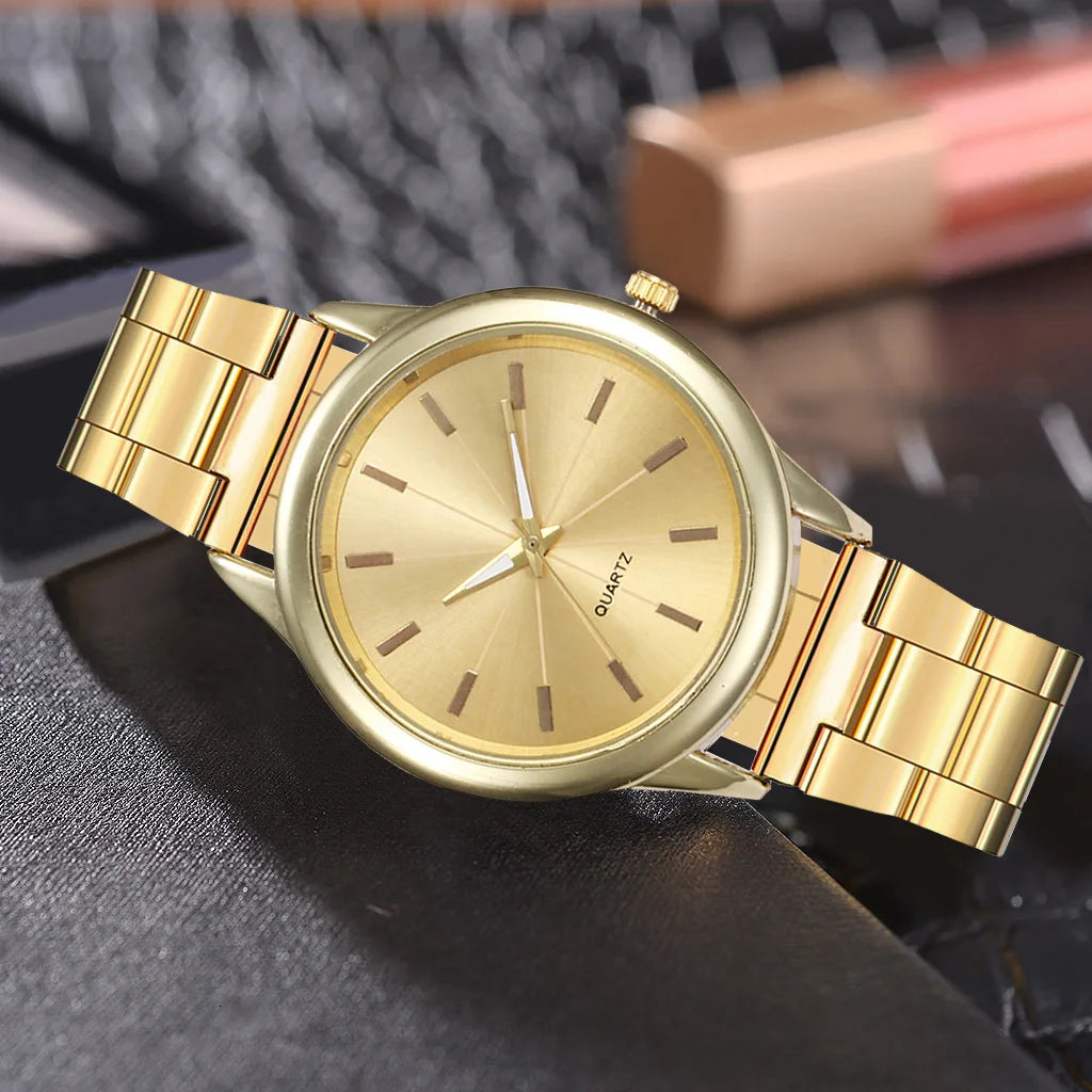 Women's Minimalist Stainless Steel Watch