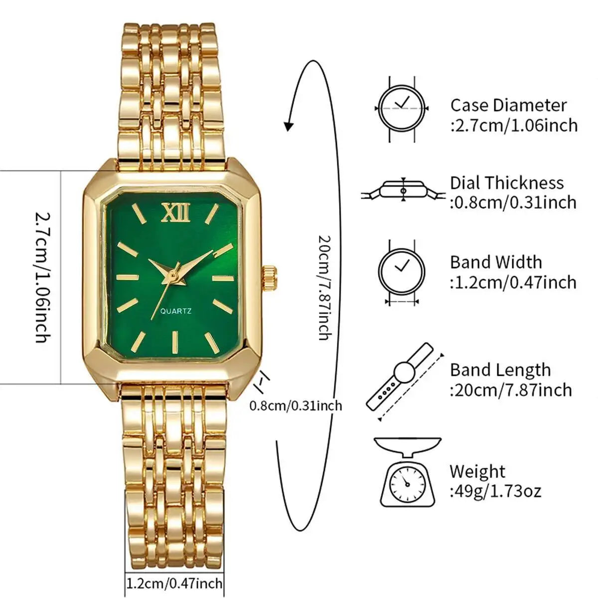 Women's Quartz Stainless Steel Watch