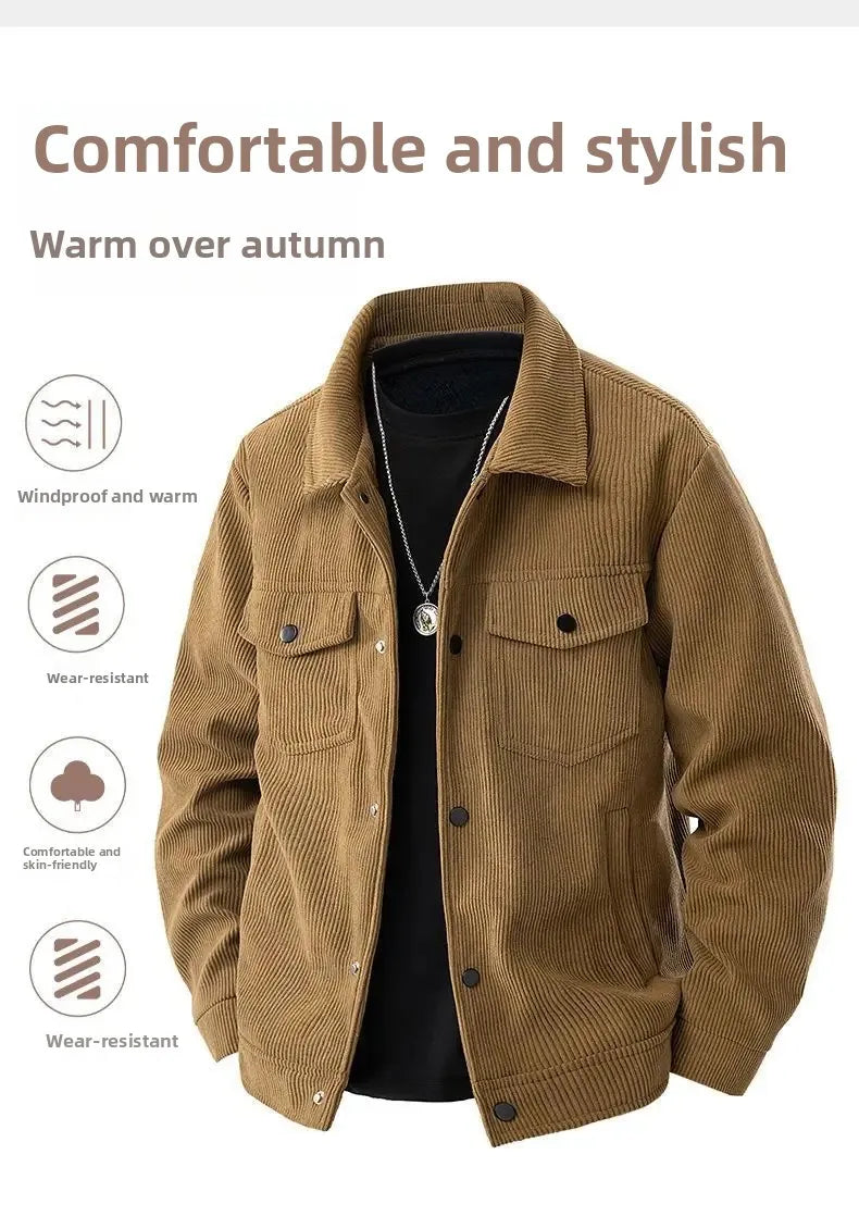 Men's Retro Corduroy Jacket
