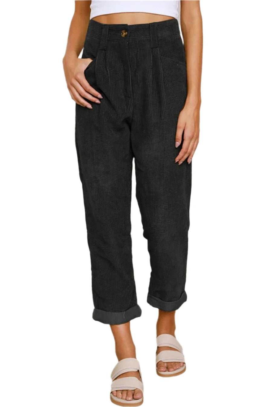 Women's Corduroy Straight Pants