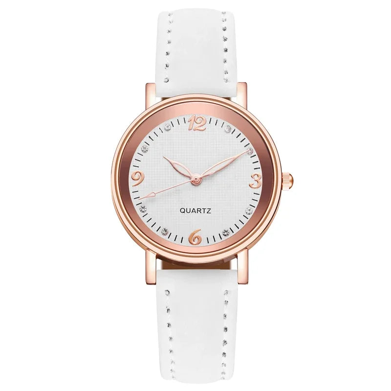 Women's Suede Wrist Watch