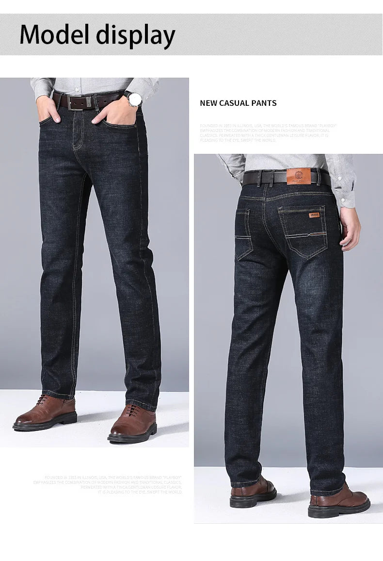 Men's Elastic Slim Fit Jeans