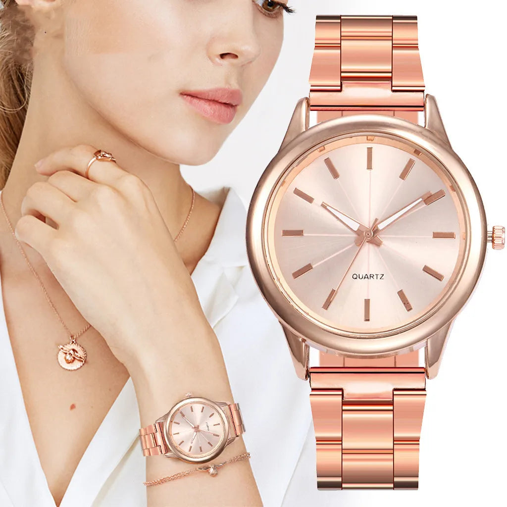 Women's Minimalist Stainless Steel Watch