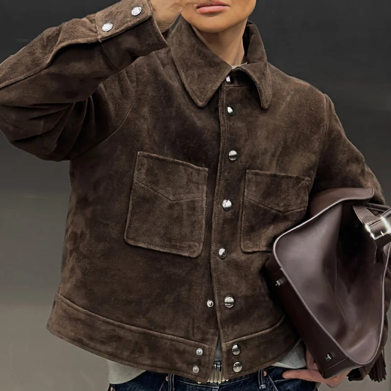 Women's Suede Vintage Jacket