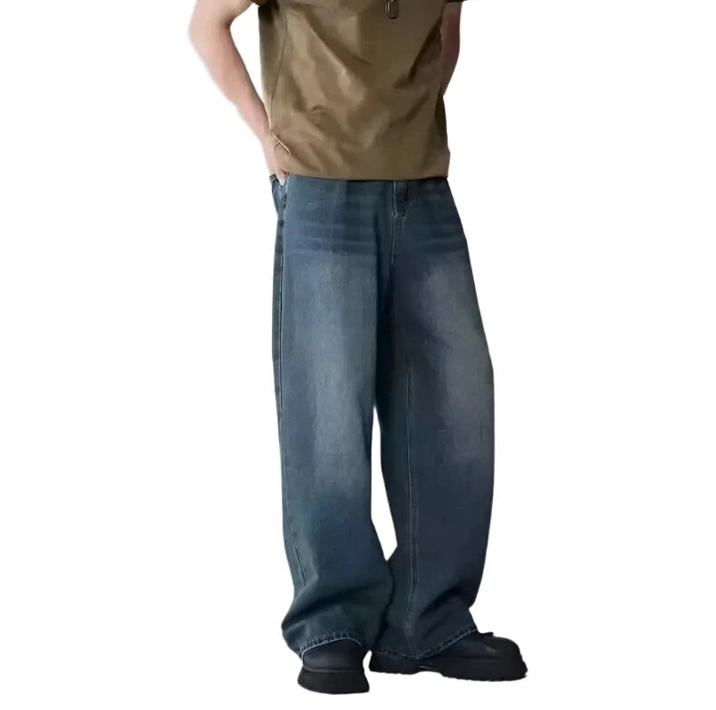 Men's Retro Baggy Jeans Loose Fit