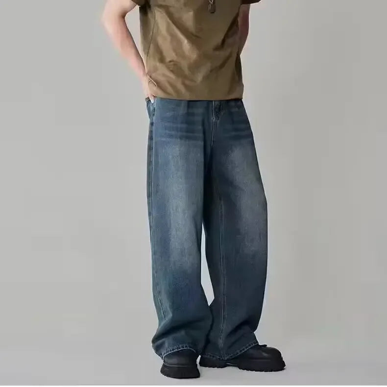 Men's Retro Baggy Jeans Loose Fit