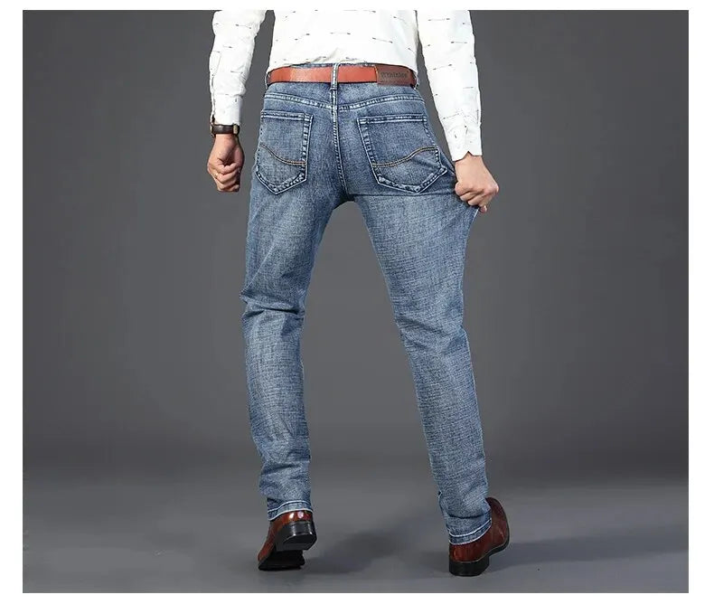 Men's Elastic Slim Fit Jeans