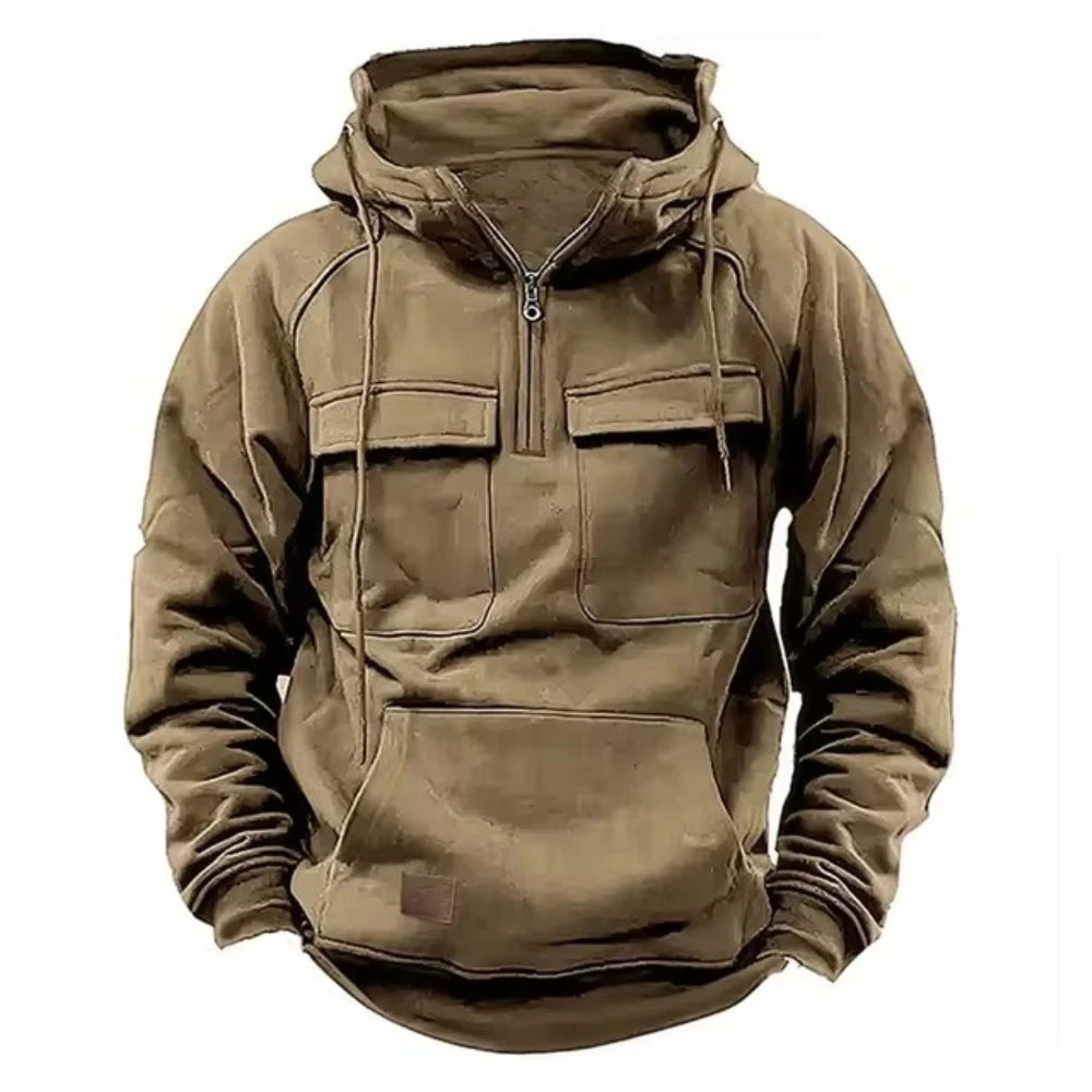 Men's Military Style Fleece Jacket