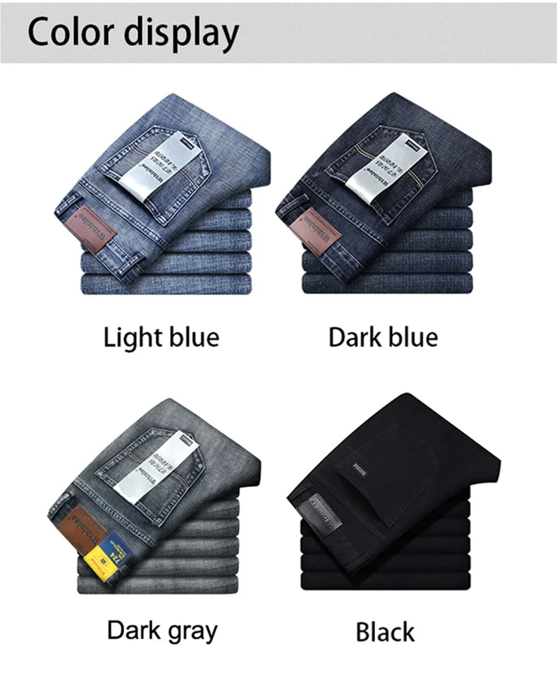 Men's Elastic Slim Fit Jeans