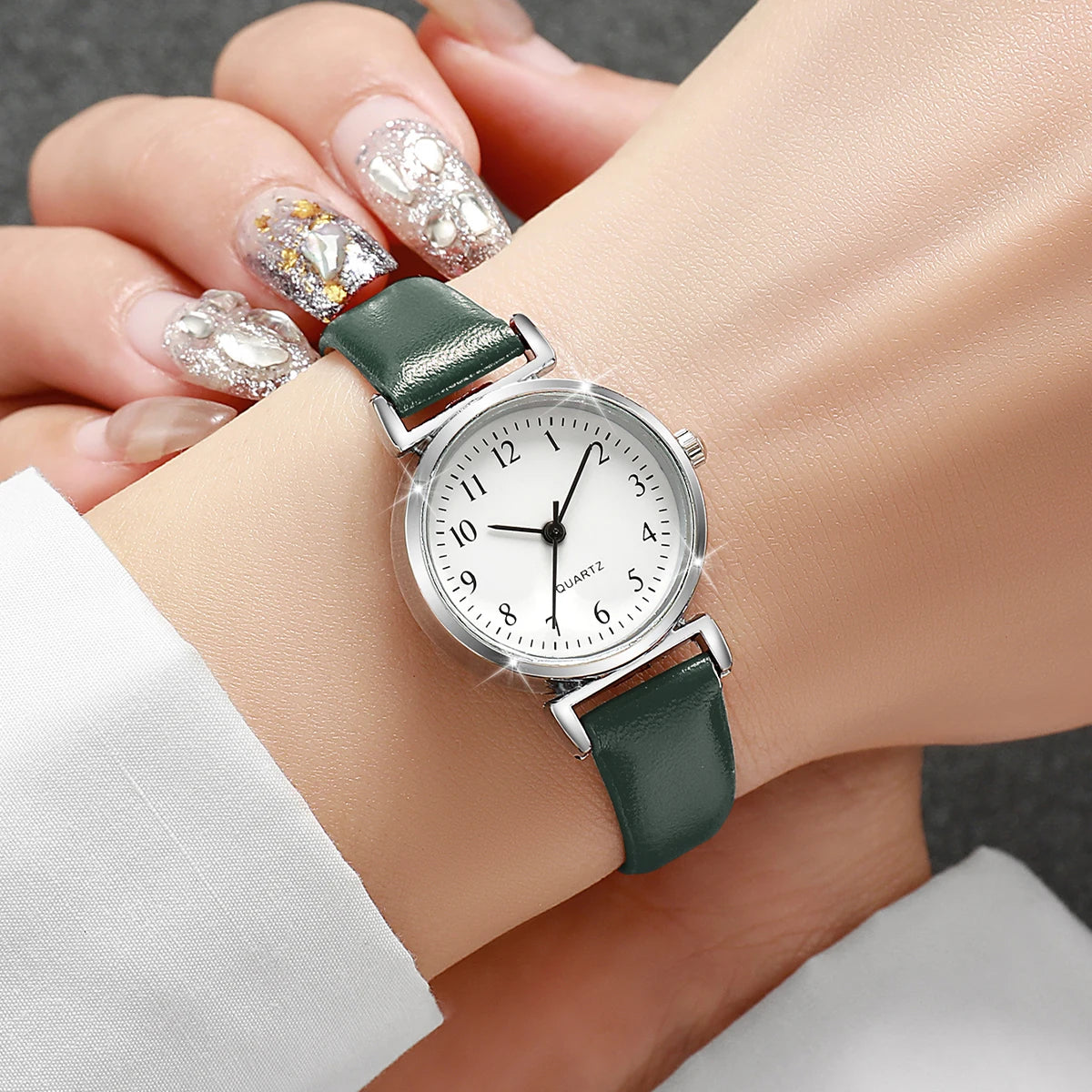 Women's Leather Strap Wrist Watch