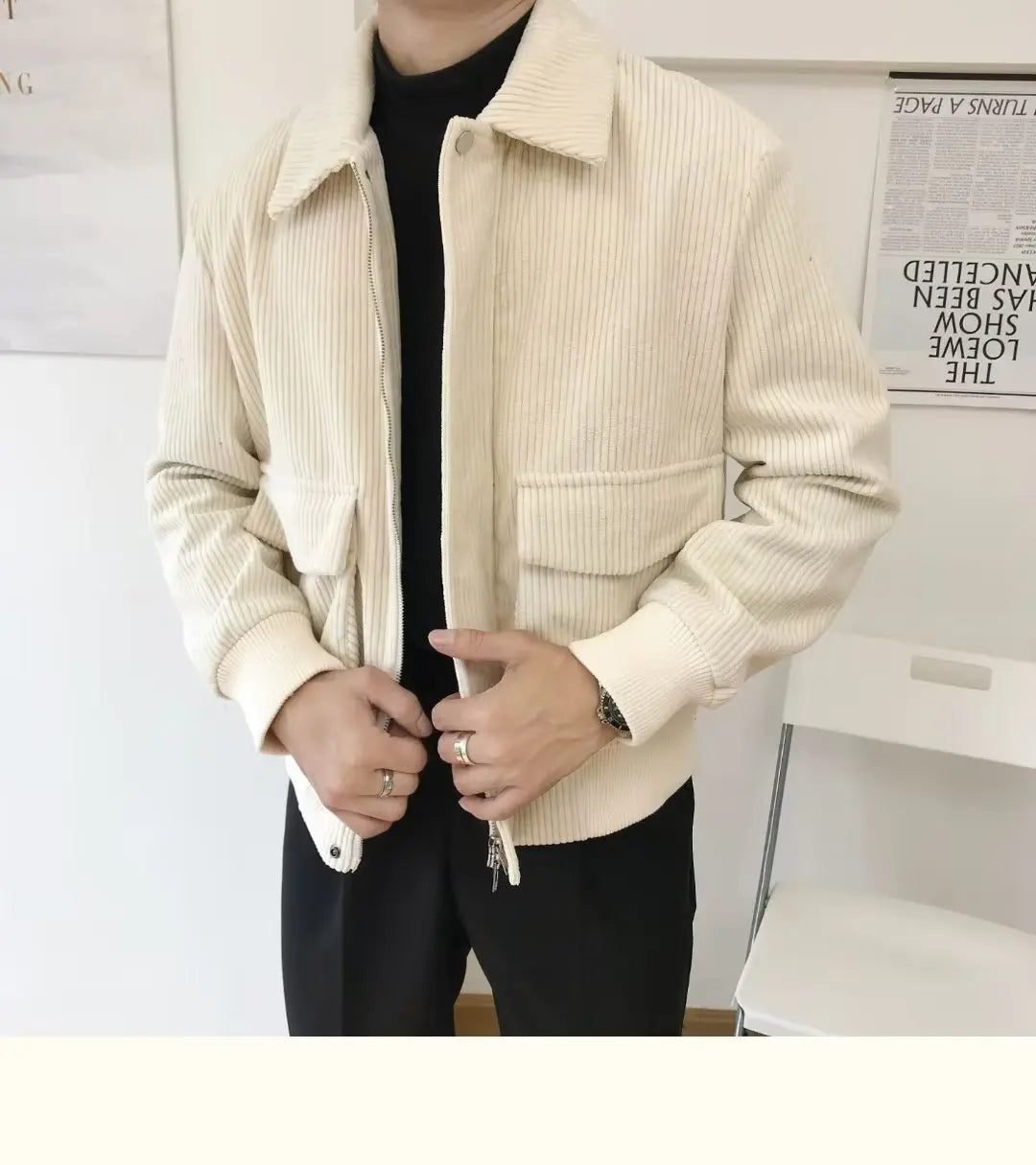 Men's Button Corduroy Jacket