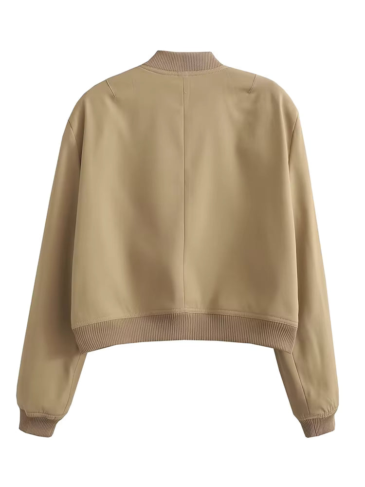 Women's V-Single Bomber Jacket