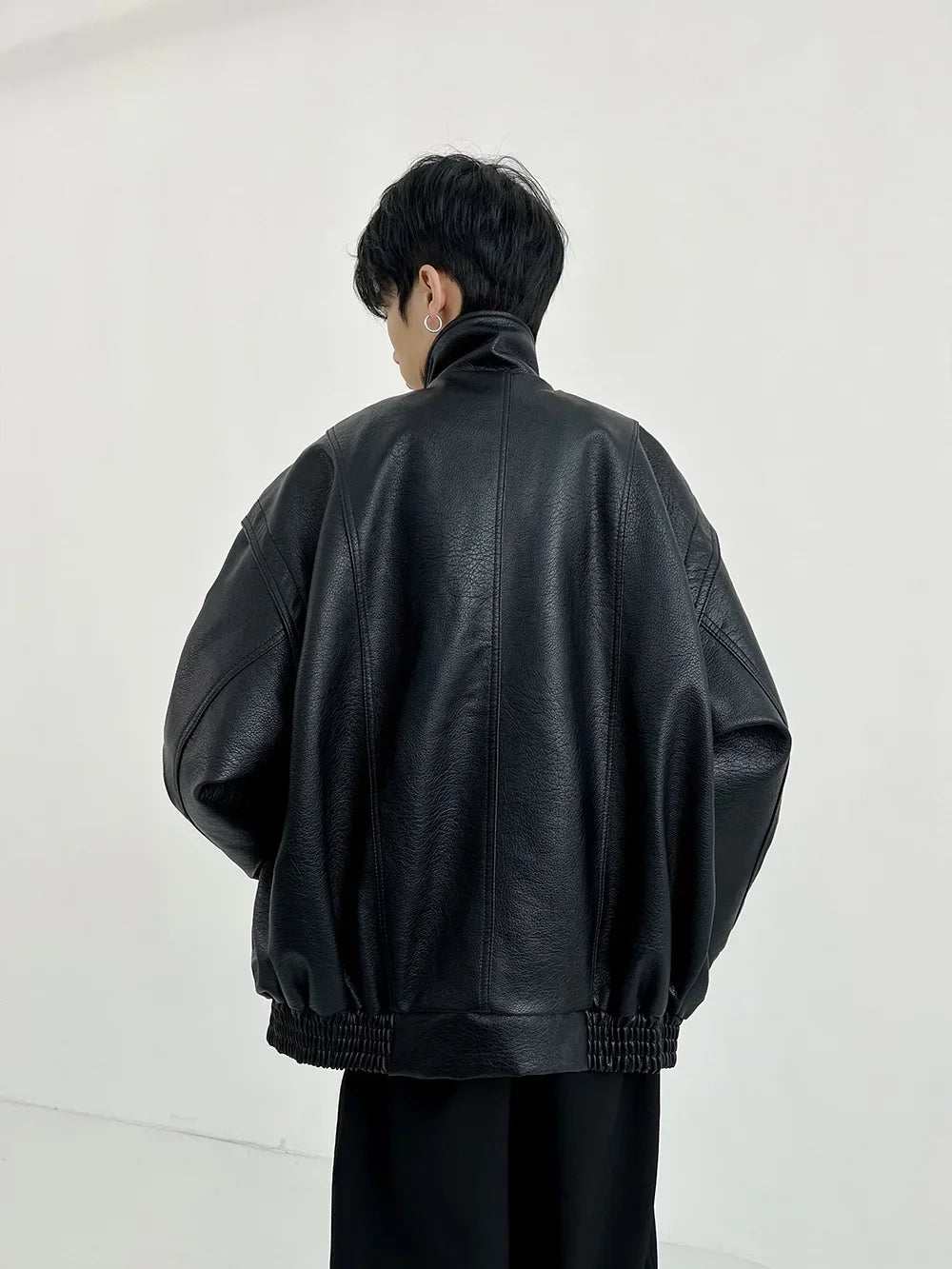 Men's Collar Biker Jacket