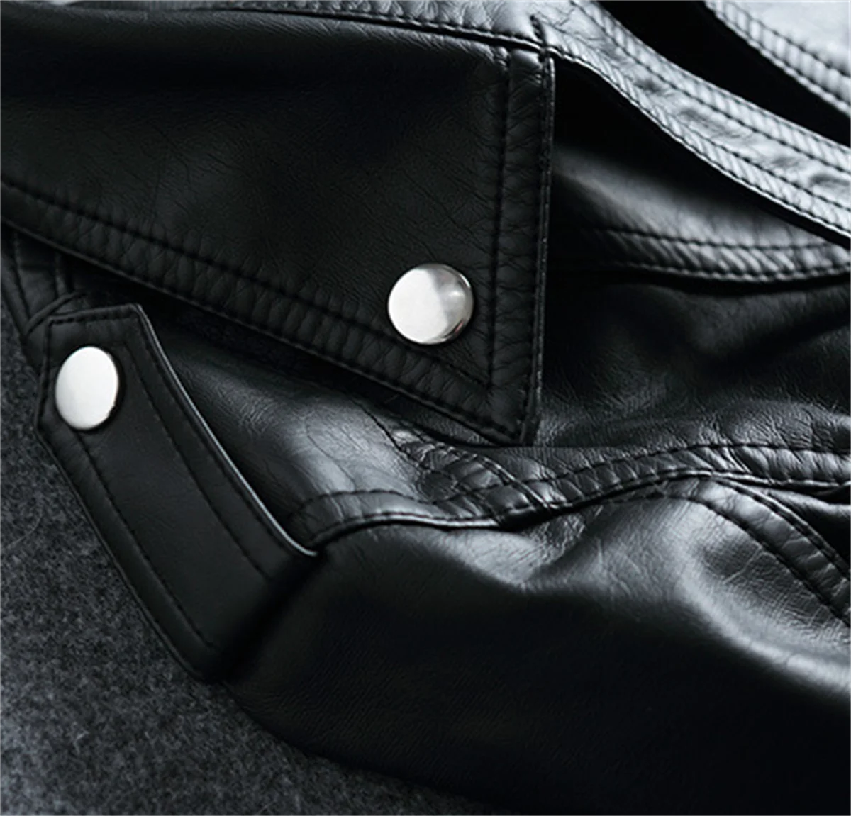 Women's Biker Leather Jacket