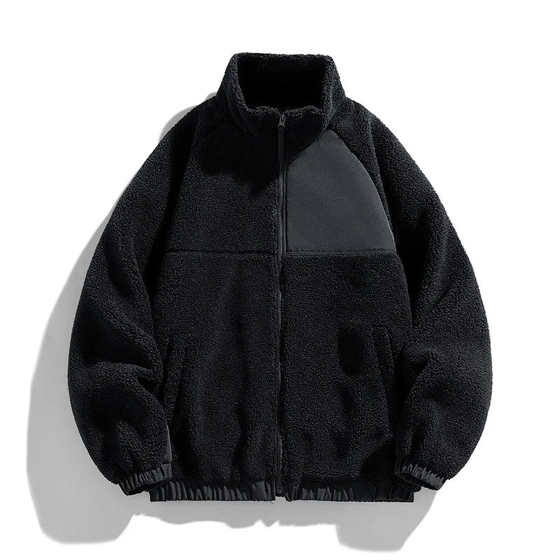 Men's Wool Fleece Jacket Relaxed Fit