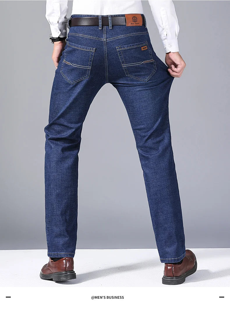 Men's Elastic Slim Fit Jeans